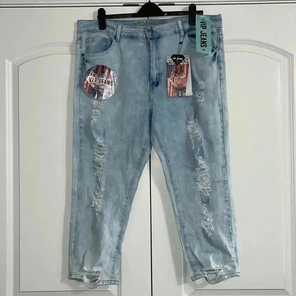 V.I.P Distressed Jeans​​ - Picture 1 of 14